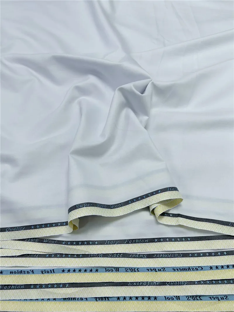 

5 Yards African Soft Cashmere Cotton Atiku Fabric for Men Cloth Plain Atiku Cashmere Polish Fabric Material for Garment 1585