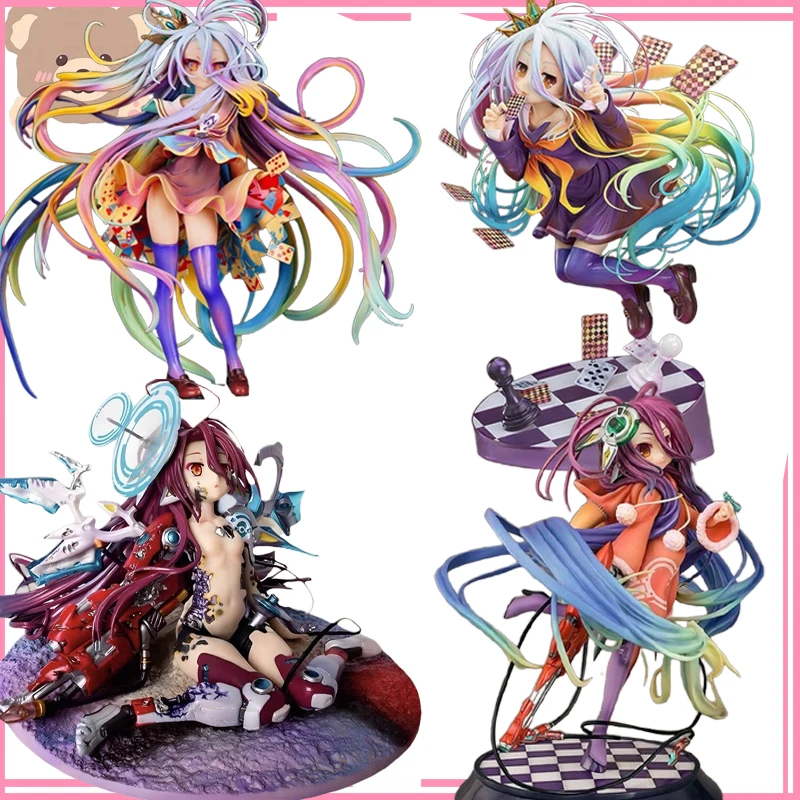 

1/7 Yuu Kamiya Art Works No Game No Life Japanese Anime Shiro Girls Toys Game Collectible Model Doll PVC Action Figure Toy