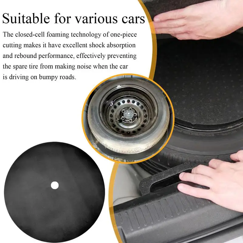 Spare Tire Sound Insulation Pads Sound Deadening Mat Cotton Insulation Pad Soundproof Sound Dampening Panel Shock Absorbing