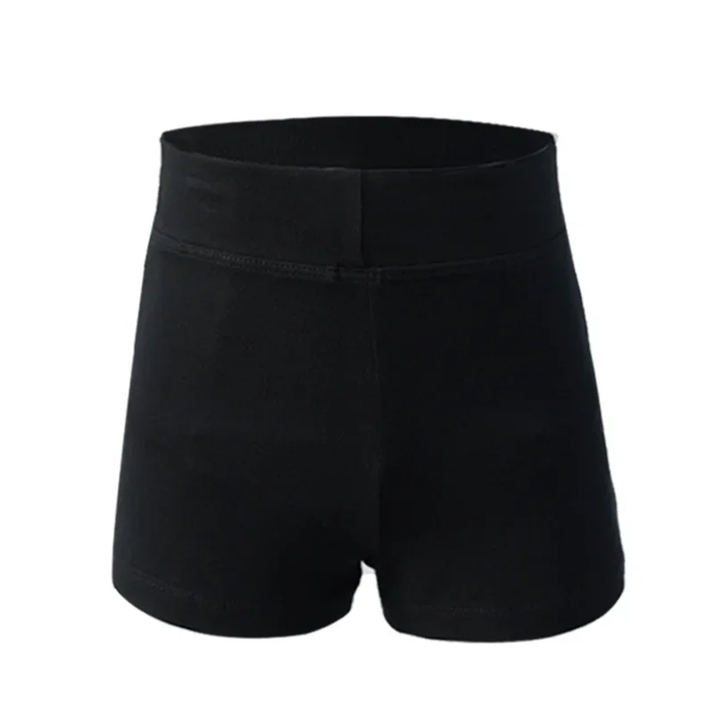 Children's dance pants, girls' summer black three part shorts, flat cornered ballet training shorts as a base