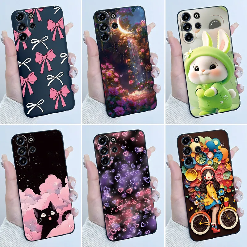 Phone Case For Doogee B10 Pro Case Luxury Cute Love Rabbit Funny Black Silicone Soft Protective Cover For DoogeeB10 Pro Casing