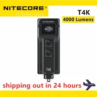NITECORE T4K Flashlight Portable Keychain Flashlight Super Bright Light pocket Flashlight Camping Torch Lantern Work Light