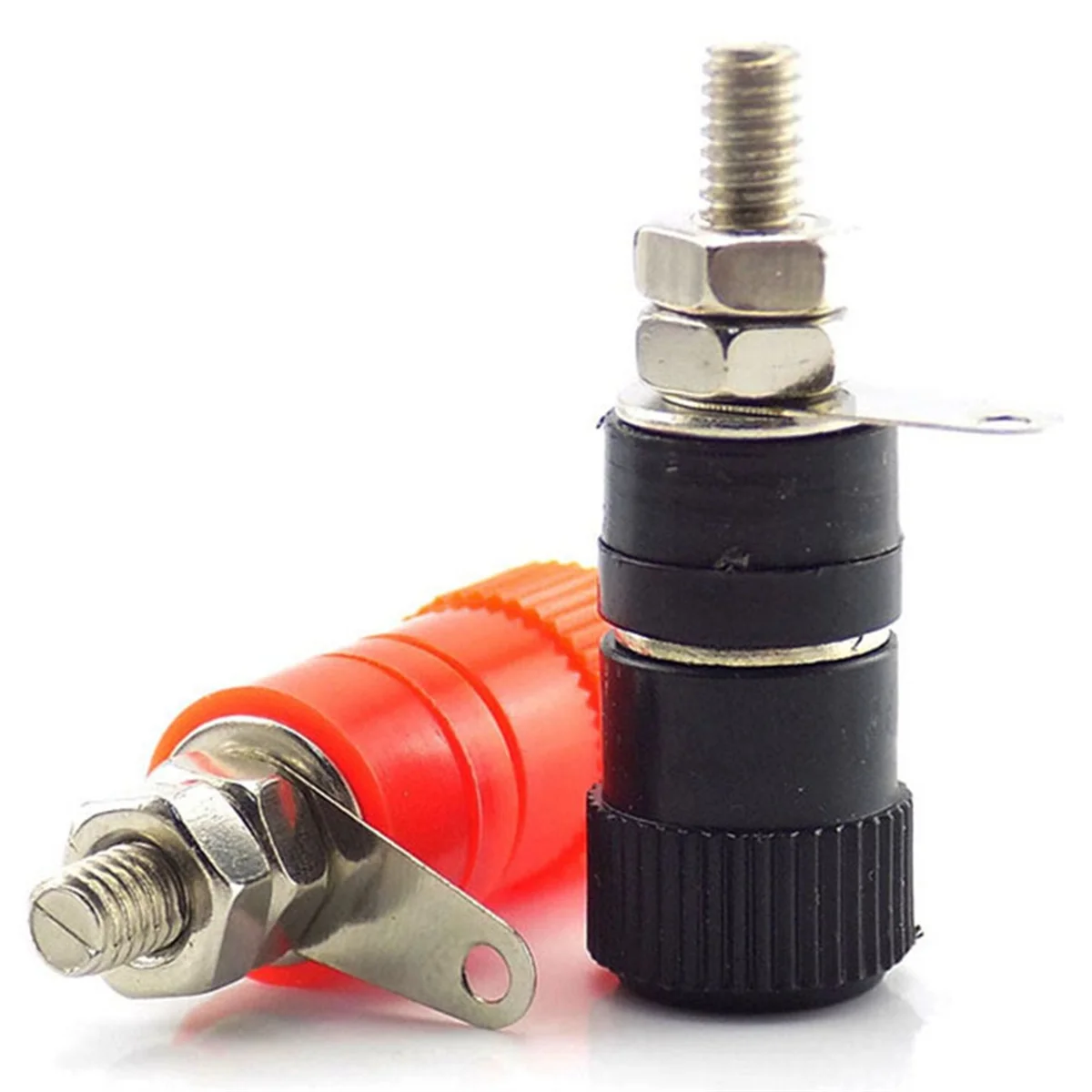 Banana Plugs Socket Connector Nickel Plated Binding Post Nut Banana Plug Jack Connector XT