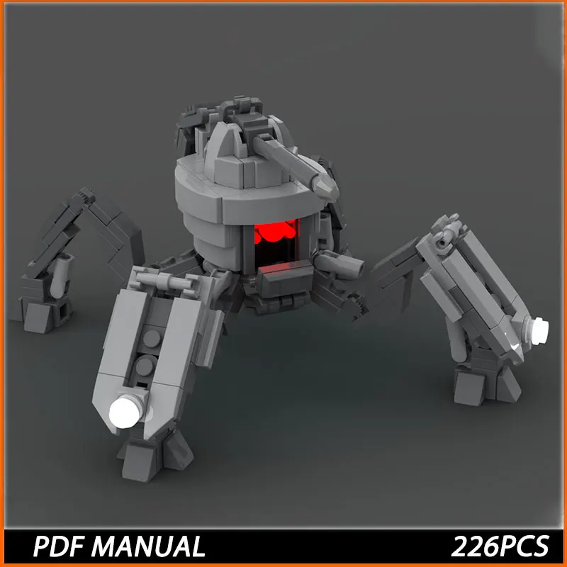 MOC Building Block Space War Gray Spider Mecha Construction Birthday Gifts DIY Creative Idea Brick Toys Education 455PCS