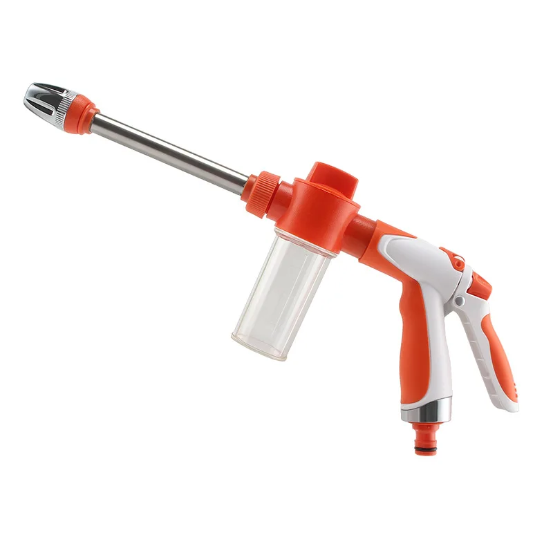 High Pressure Sprinkler Water Gun Car Washers Garden Lawn Watering Hose Nozzle Foam Lance Portable Automobiles Cleaning Tool