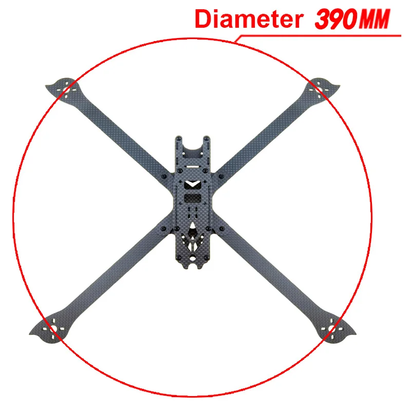 Hot 3k Carbon Fiber Frame Kit Xl9 V3 9Inch Protection Rack 390mm Wheelbase Support 2212 2213 2216 Motor For Fpv Drone Quadcopter