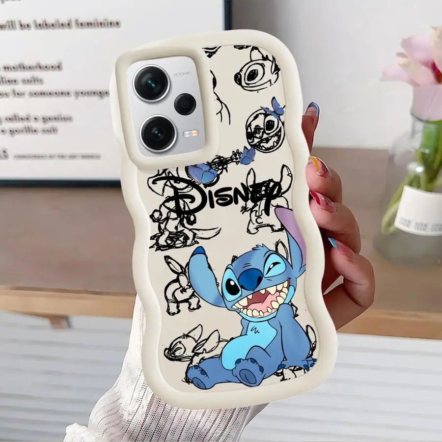 Disney Cute Stitch Custodia per Xiaomi Redmi 10C 9C 10A A3 A5 12C 8 A1 A2 Plus 13C 14C Custodia morbida per telefono