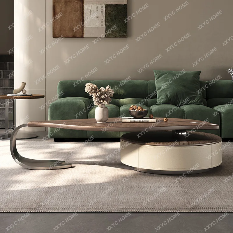 hot sale minimalist leaf coffee table special-shaped living room household small apartment high-end art coff