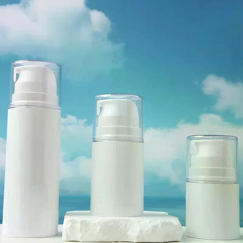 1 pièces 30/50/100ml Portable voyage vide pompe sans air pot distributeur de crème rechargeable étanche bouteille cosmétique conteneur de stockage