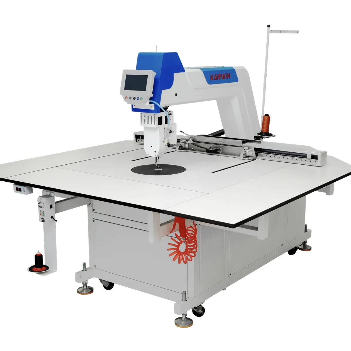 ATV&UTVCARWIN130100 Rotary Head Computerized Pattern Sewing Machine Industrial Flat-Bed New Easy Operation Automatic Programmabl