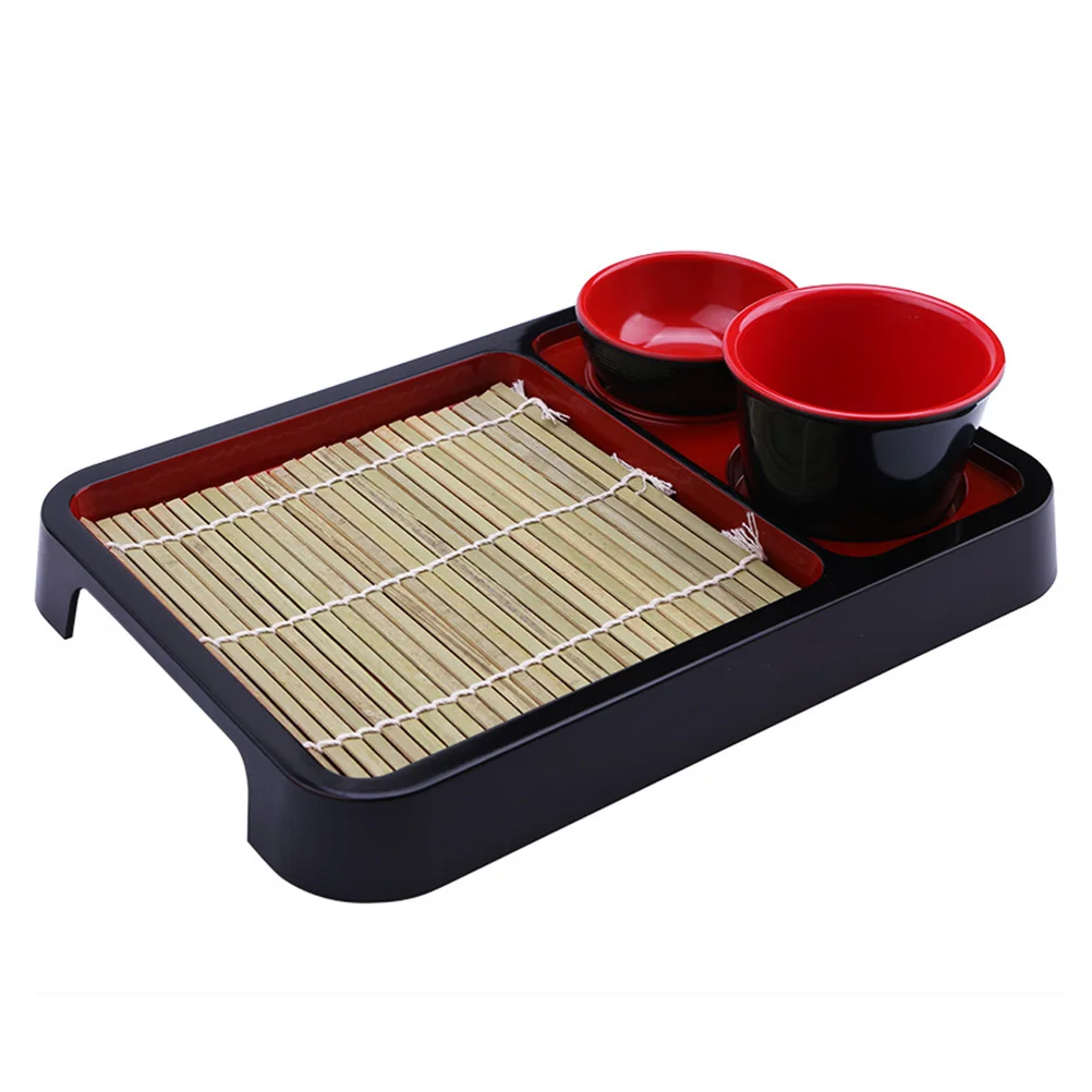 

Cold Noodle Plate Traditional Japanese Soba Noodles Udon Tray Abs Dish Japanese-style