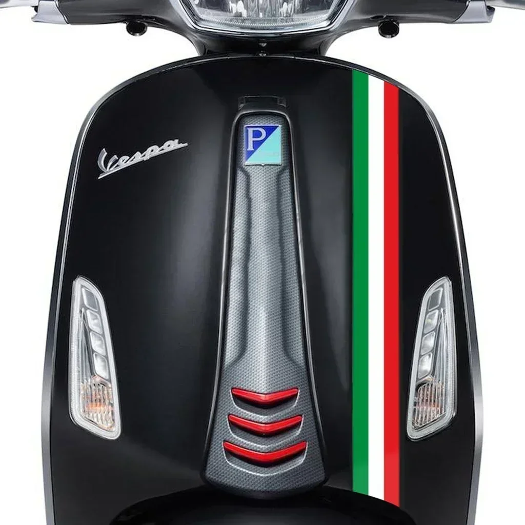 Motorcycle Front Reflective Sticker Italy Decal Piaggio for Vespa LXV GTS 150 250 300 Super Sport Decal Motorcycle