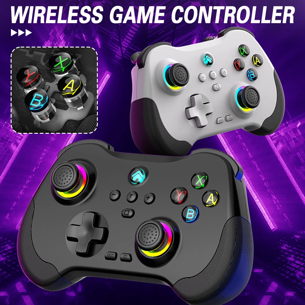 Wireless Glares Light Game Controller Portable Lightweight Game Controller Gift For Kids Adults