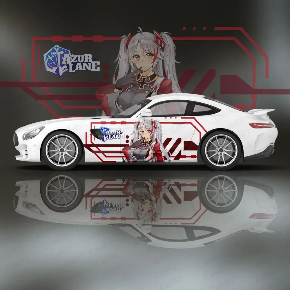 

Prinz Eugen (Azur Lane) Car Body Stickers Anime Itasha Vinyl Car Side Decal Sticker Car Sticker Automotive Decor Film