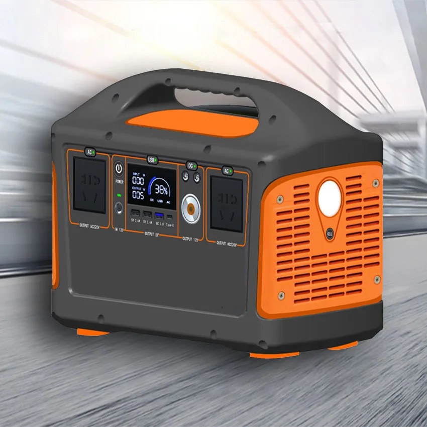 All In One Portable Power Energy Storage Power Station Bank 600W Lifepo4 Lithium Battery Pack Supply Energy Travel Camping