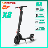 HX X8 EScooter 350W Motor 36V10AH Electric Kick Scooter Foldable Electric Scooter 10 Inch Tire Portable Women E-Scooter Adult