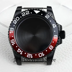 High Quality NH35 Case Black pvd Stainless steel Sapphire Glass waterproof for NH35 NH36 movement SUB YACHT-MASTER watch case