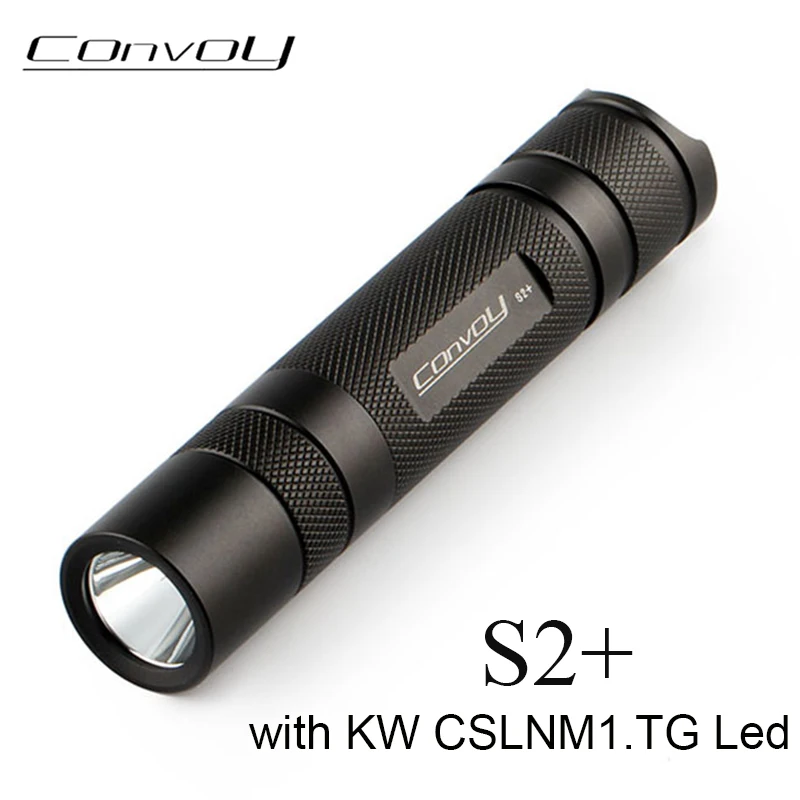 Convoy S2 Plus with KW CSLNM1.TG High Power White Light 18650 Flashlight Mini Linterna Led Torch Lantern Camping Work Lamp