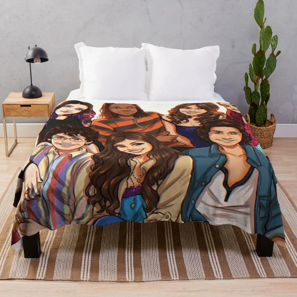 

Victorious Cast Throw Blanket Decorative Sofa heavy to sleep Polar Hairy Blankets