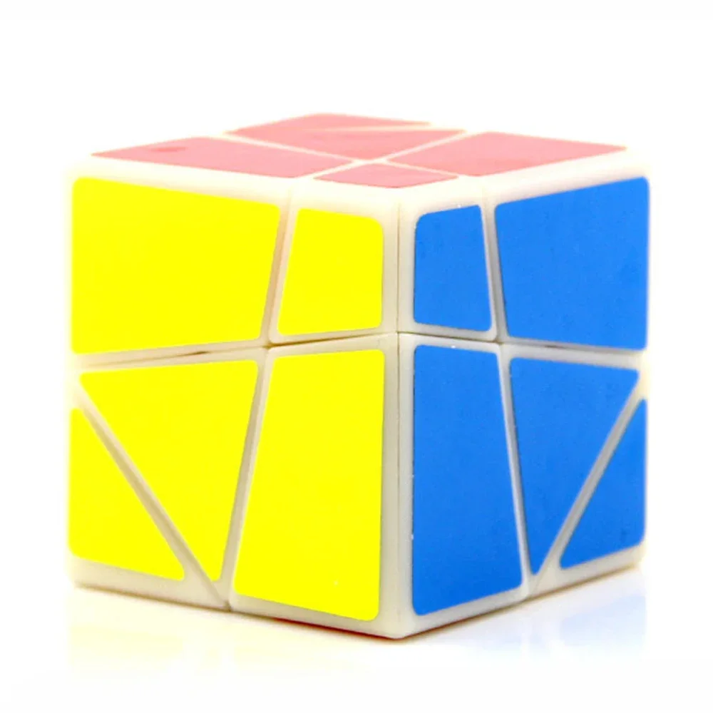 MF8 Fish Shape Skew Cube Puzzle Game Cubes Educational Toys for Children Kids Christmas Gift