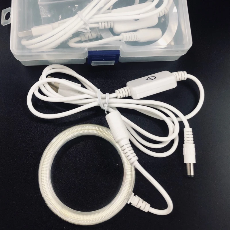 Ultrathin 60LED Adjustable Ring Light illuminator Lamp STEREO Microscope LED Light Illuminator Microscopio Tools