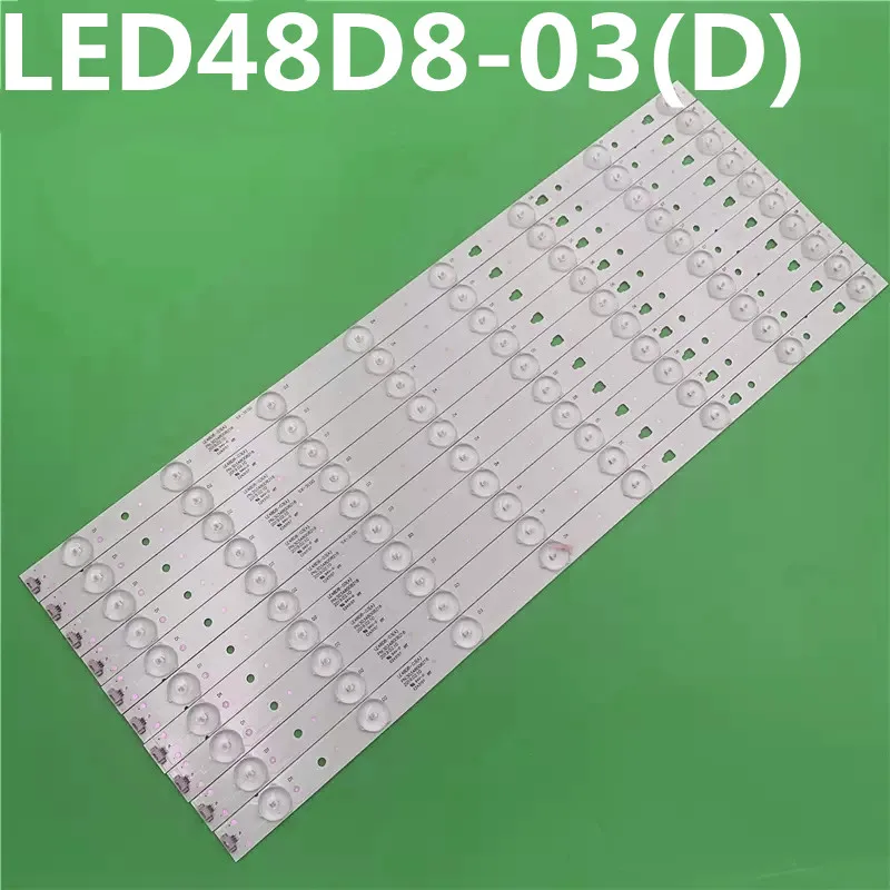 LED شريط إضاءة خلفي ل LED48D8-03(D) 48CE3410D LED48D8800 LE48AL88G31G LS48H310G LE48G520N LE48B510N LSC480HN10 LSC480FN02