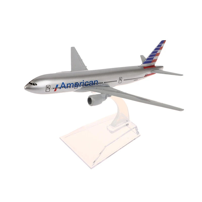 16 CM Schaal 1:400 Metalen Vliegtuig Replica Amerikaanse Boeing 777 Legering Vliegtuig Model Diecast Vliegtuigen Luchtvaart Collectibles Speelgoed