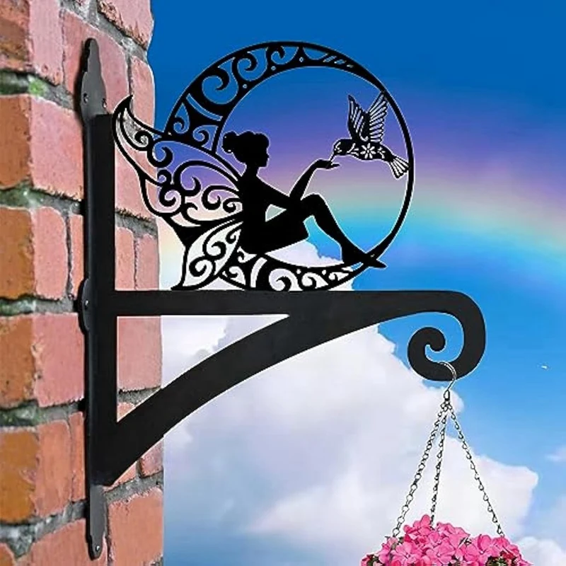 ขายึดอุปกรณ์สำหรับแขวนต้นไม้แบบแขวนสำหรับเครื่องให้อาหารนกเหมาะสำหรับตีระฆังกระถางดอกไม้และโคมไฟ