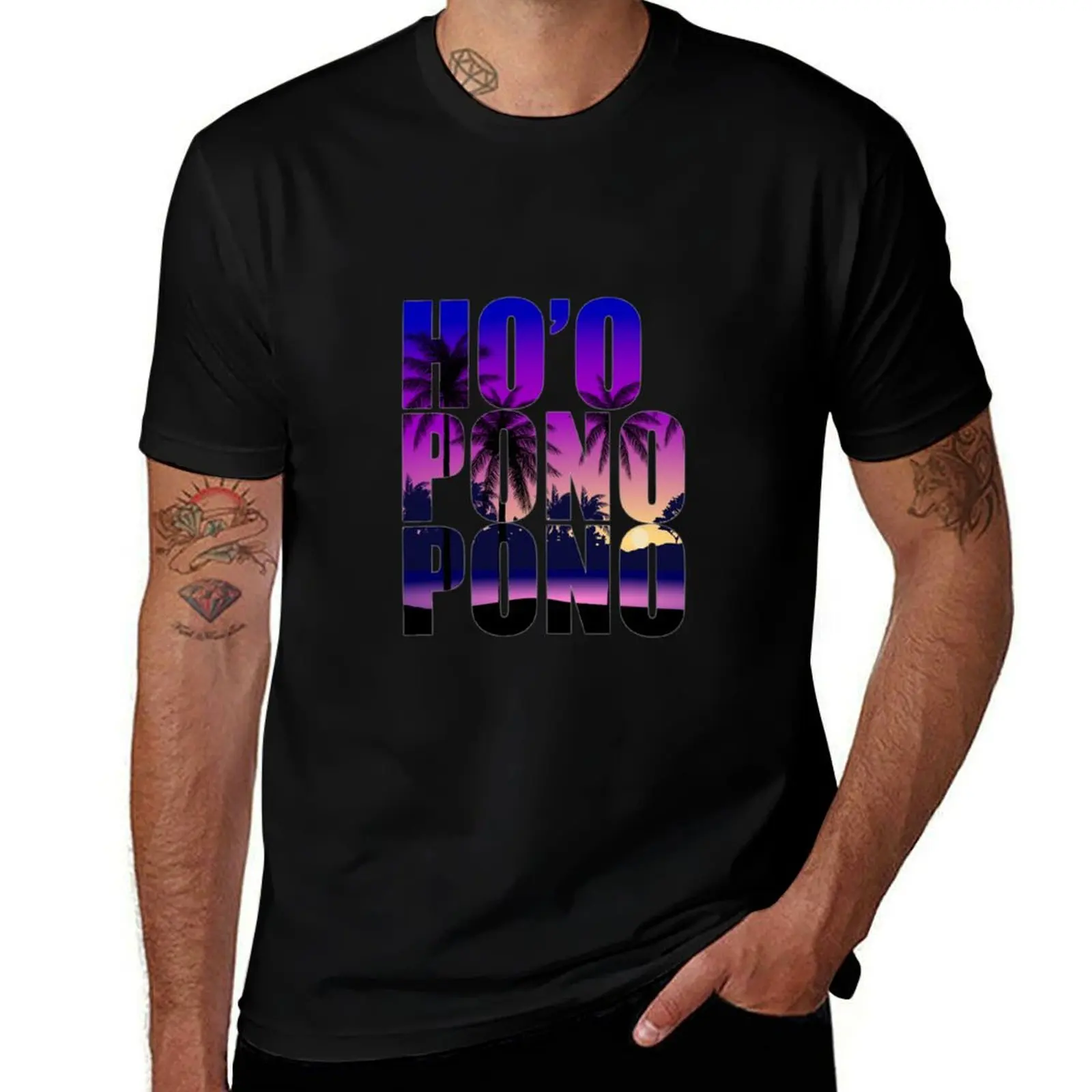 

Ho'oponopono -Happiness Transform to Success Hawaiian Style T-Shirt quick-drying t shirt for men