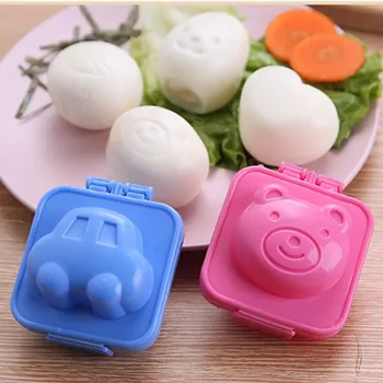 1 adet kaynamış yumurta kalıp sevimli karikatür DIY yumurta halka kalıp Bento Maker kesici Decoratin pirinç topu mutfak aksesuarları mutfak için