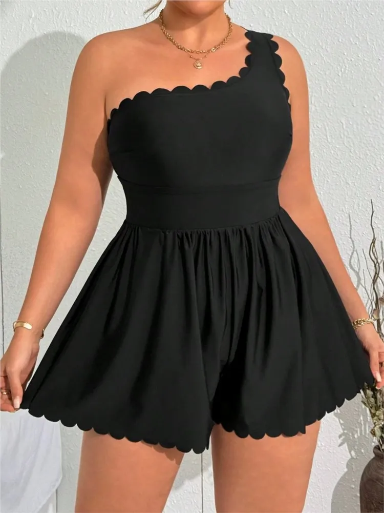 

Plus Size High Waist Bikini Women's Push Up Large Size Swimsuit 2026 Summer Mujer Big Size Tummy Control Swimwear Bikini Sets