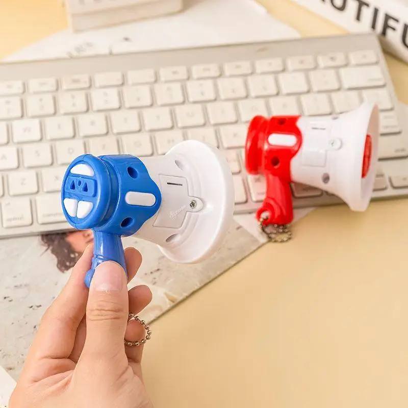 Recordable Mini Speaker Keychain Pendant Handheld Decompression Toy Creative Small Gift for Kids School Reward Party Favor