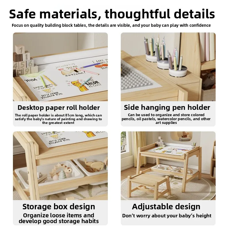 Stoły i krzesła z litego drewn – Baby Nursery Chair recenzja i cena