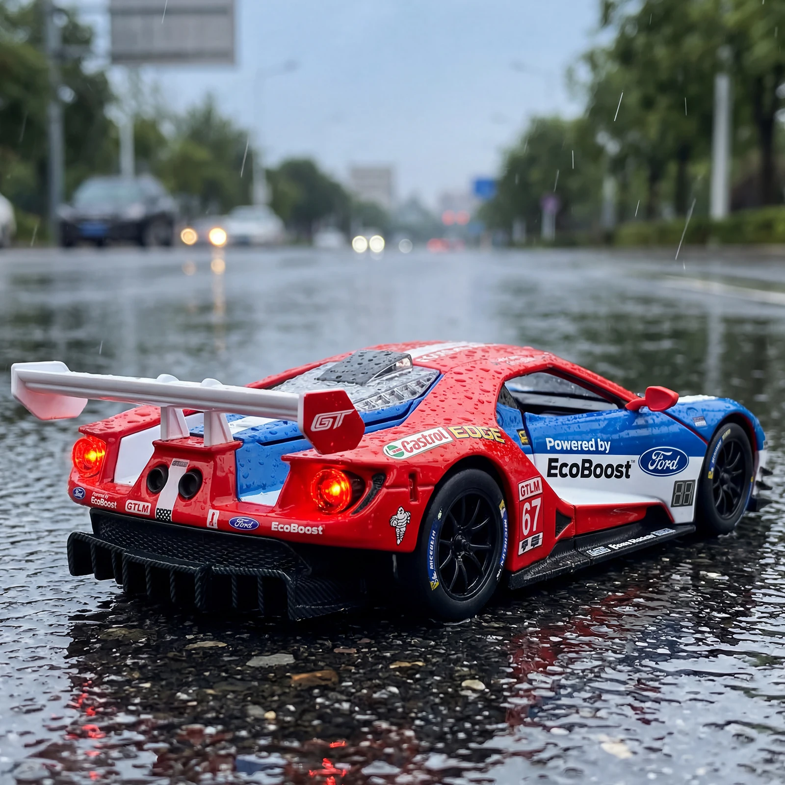 

1:24 GT MK II Le Mans GTE Track Endurance Racing Alloy Metal Diecast Model Car Boy High Simulation Miniature Holiday Gifts