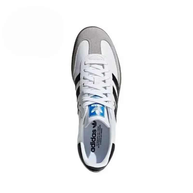 New Adidas Originals Samba OG White and Black Women and Men Unmarked Low Top Lightweight Non-slip German Training Board Shoes image 5
