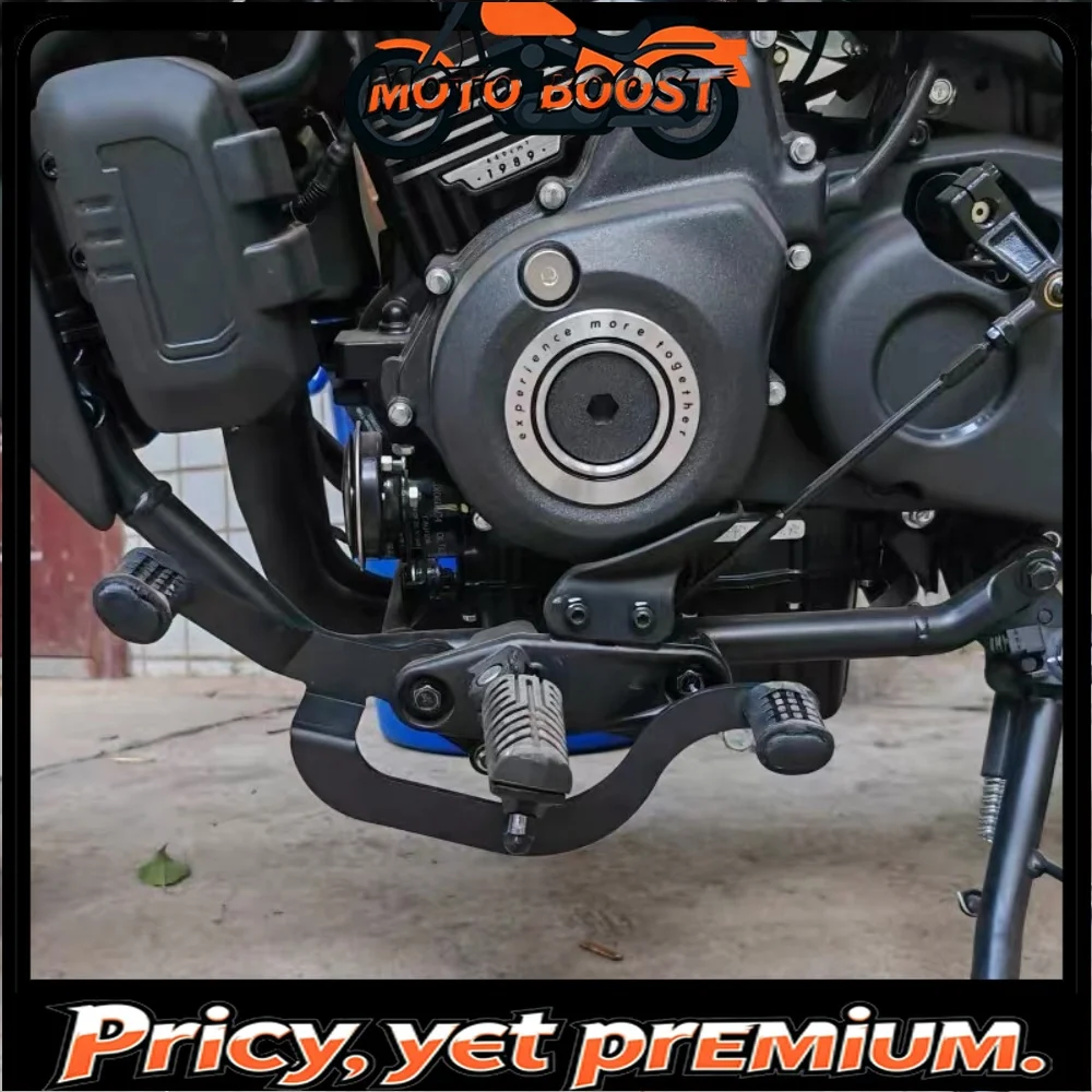 

Compatible with CFMOTO 250CLC gear shift lever, CLC250 widened pedals, and front anti-slip pedal modification parts.