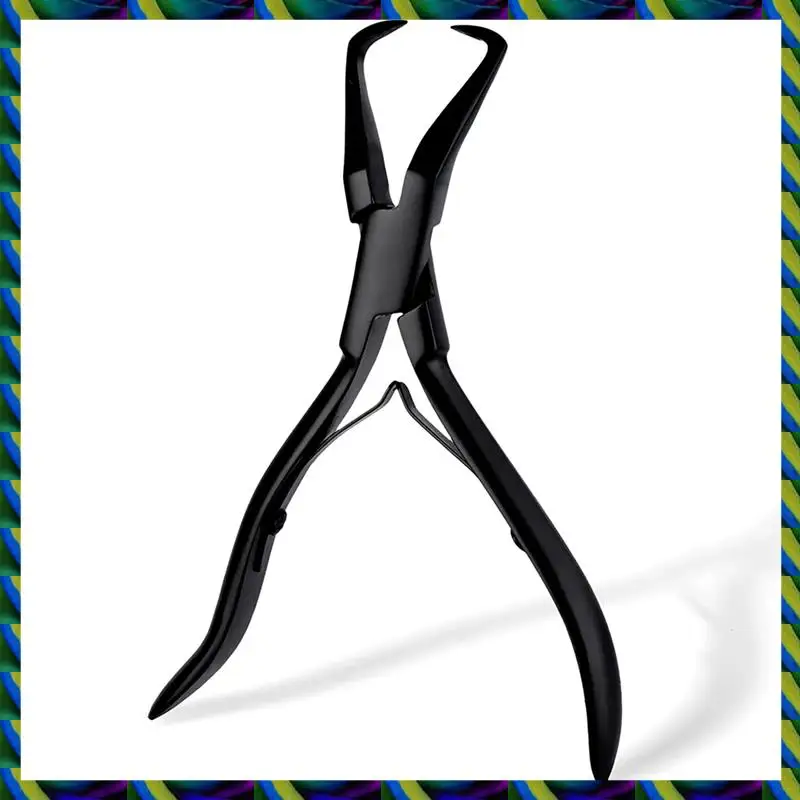 毎日 1 個ステンレス鋼ヘアエクステンションプライヤーマイクロリンクビーズリムーバープライヤーヘアエクステンション用