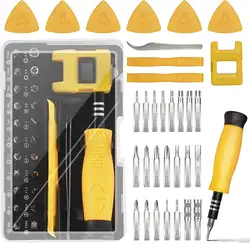 33 in 1 Precision screwdriver set Phillips Torx hexagonal flat head magnetic screwdriver tip for iPhone Ps4 Xbox watch camera