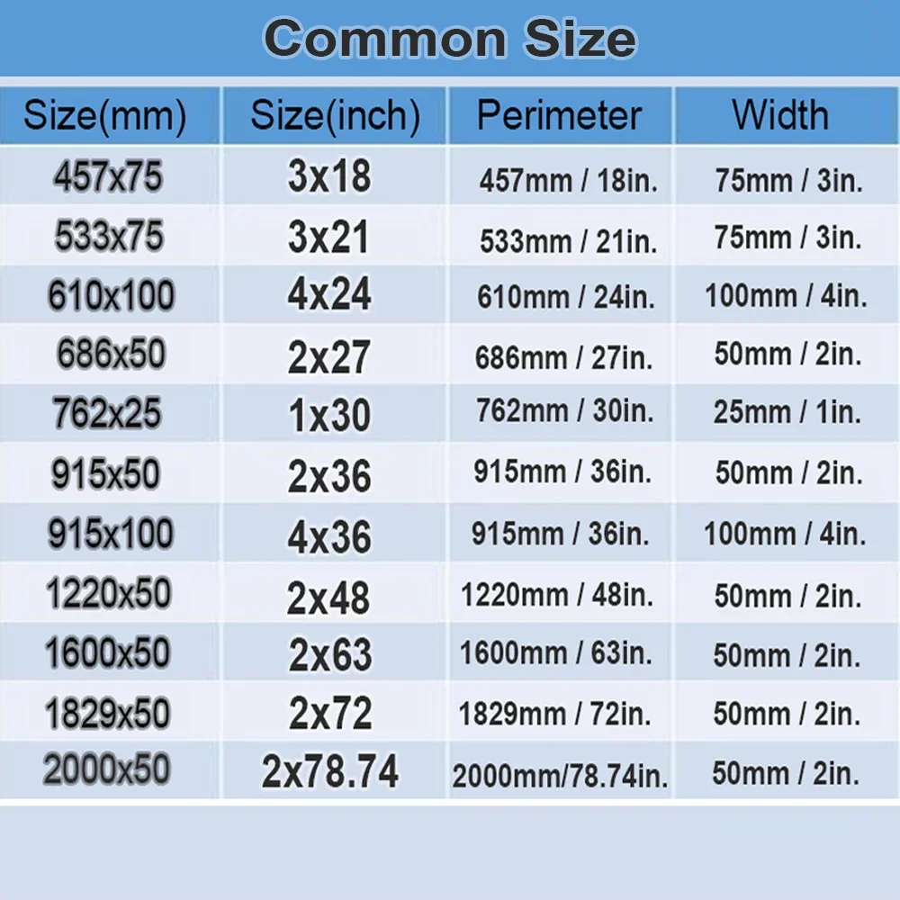 1 조각 알루미늄 산화물 샌딩 벨트 610-2000mm 목재 금속 연삭 연마 그라인더 액세서리