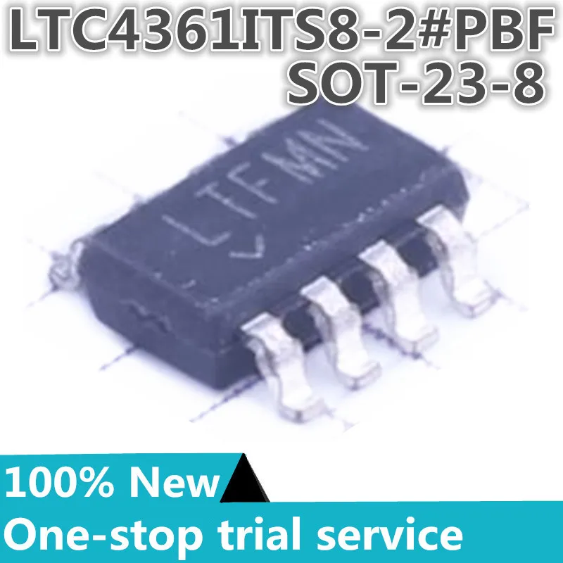 2-100PCS %New original LTC4361ITS8-2#TRPBF LTC4361ITS8-2#PBF silk screen LTFMN SOT-23-8 voltage monitoring chip IC