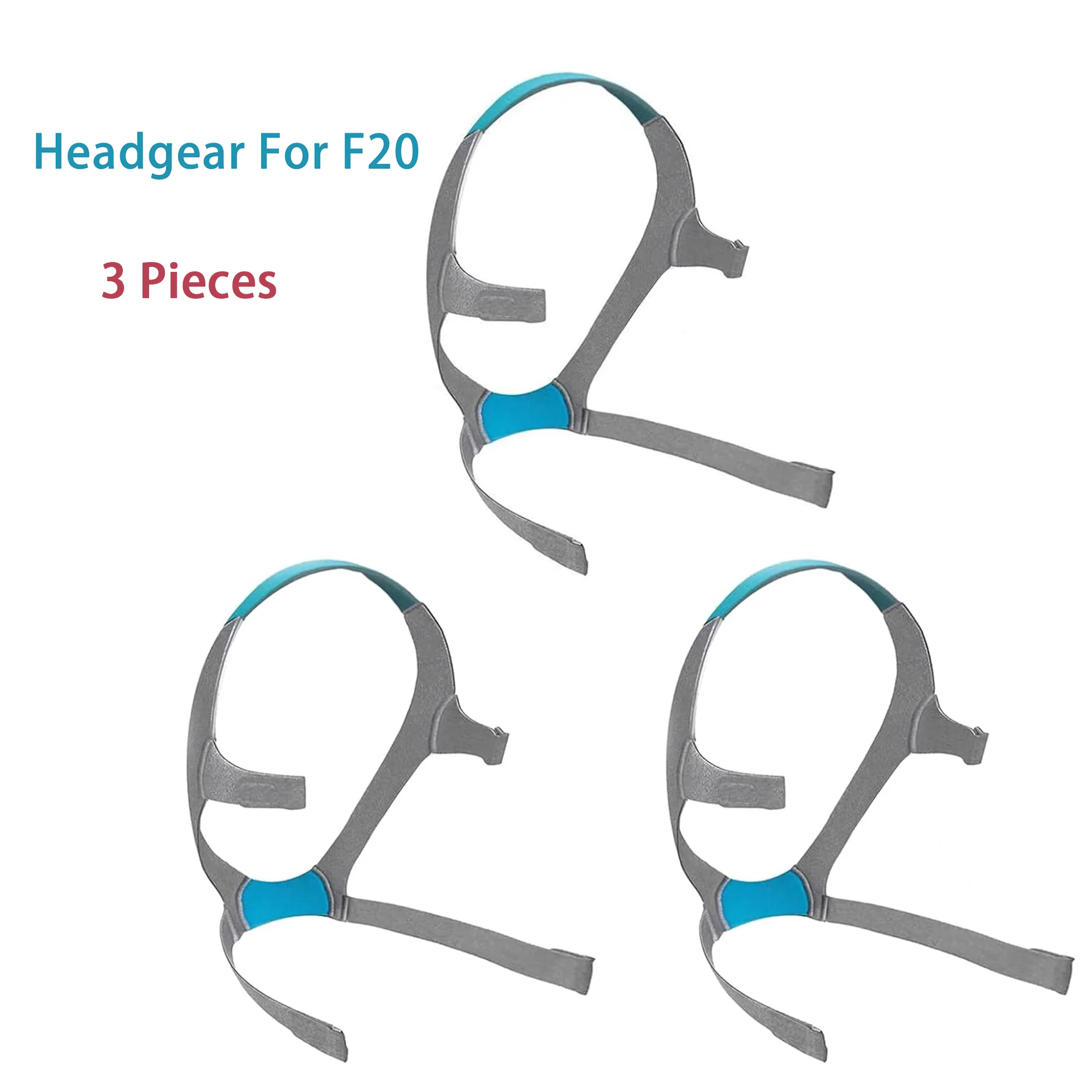 

Universal F20 Headgear, Suitable for AirFit/Airtouch F20 Full Face Masks,Soft and Adjustable Strap, Enhanced Sleep Comfort