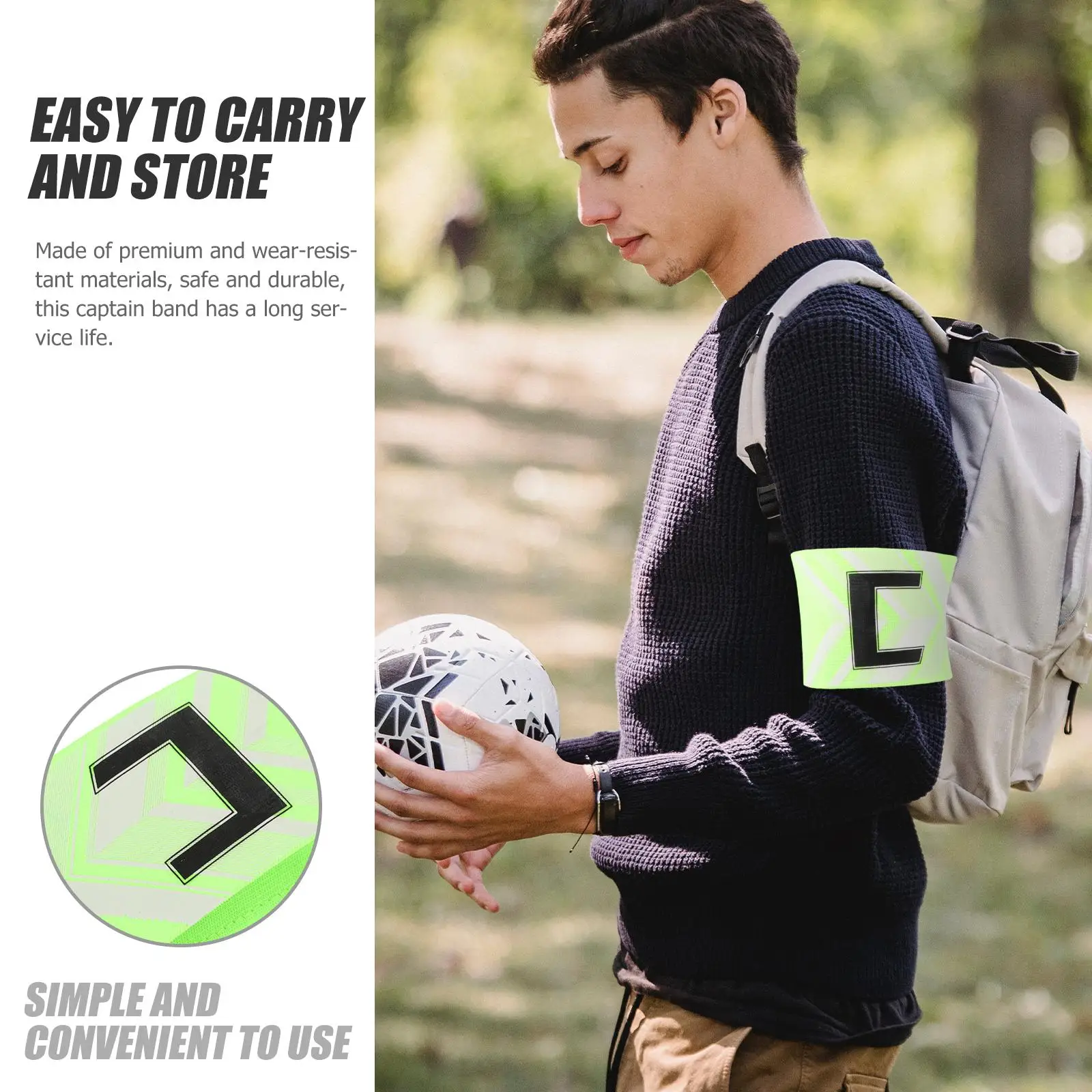 2 قطعة الفرقة الكابتن كرة القدم الكابتن شارة الشباب الرياضة قابل للتعديل أربطة مرنة أكمام أذرع تبريد كرة القدم الأساور فريق كرة القدم