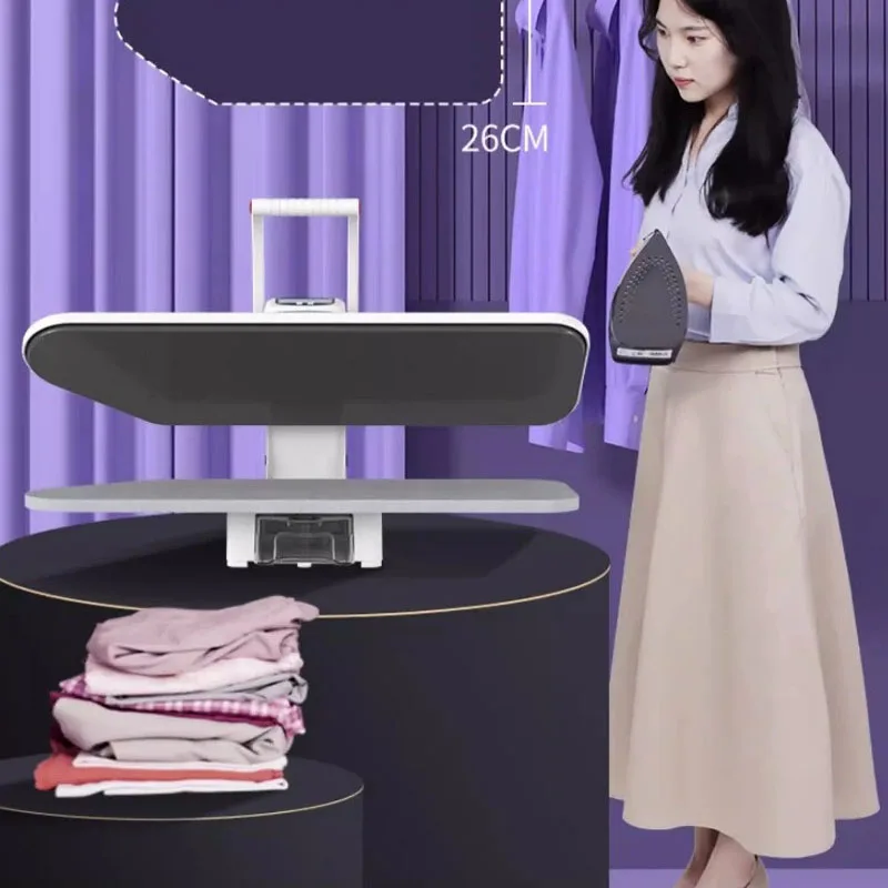 Desktop Steam Heat Press Iron Digital LED Display Auto Shut Off Anti-Scald Cover Powerful Continuous Steam Flat Press Iron