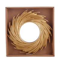 Round Rattan Makeup Mirror,Innovative Art Deco,Bathroom Wall Mirror,Makeup Mirror,Decorative Mirror,Bathroom Mirror,Crafts