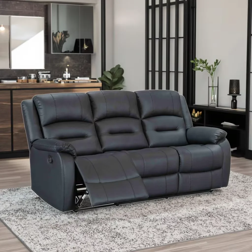 

Anti-Scratch PVC Recliner Sofa Manual Recliner Sofa Modern Motion Sofa