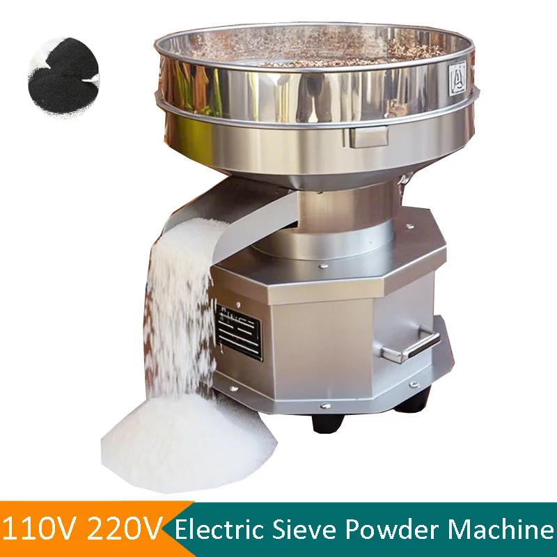 Hot Sale Vibrating Screen Small Stainless Steel Sieving Machine New Arrival Popular Powder Sieve Flour Electric Sifting Machine