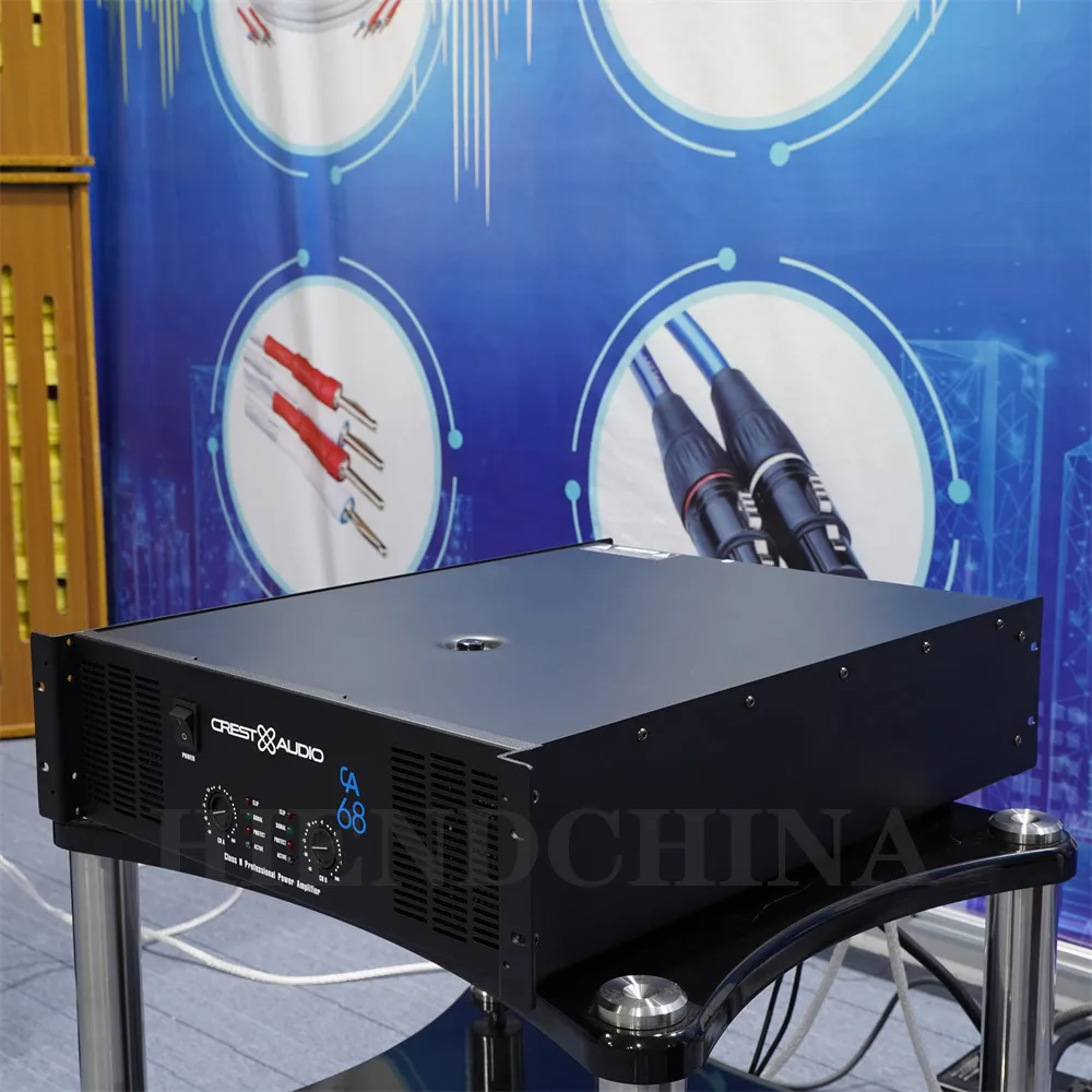 CA68 Professional Power Amp Pure Power Amplifier 2channels (3u) KTV/Stage/Home Entertainment KTV 8Ohm/2900w*2/4Ohm 5800W*2