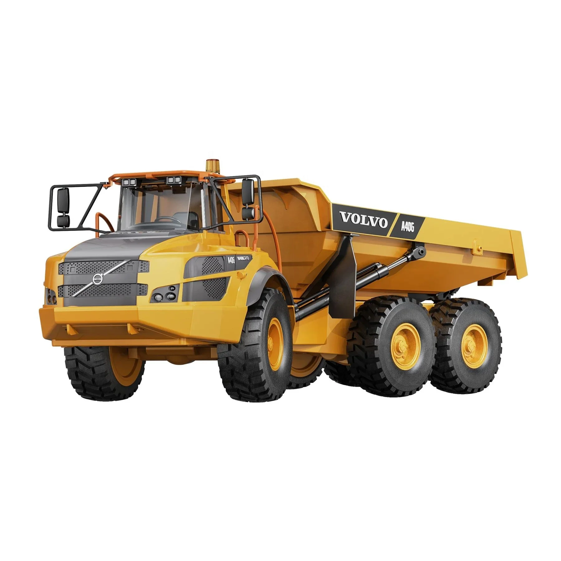 Double E Articulated Hauler Dump Truck E591-003 2.4G 1/20 6x6 Metal Self-Discharging Dump Truck Engineering Model Car