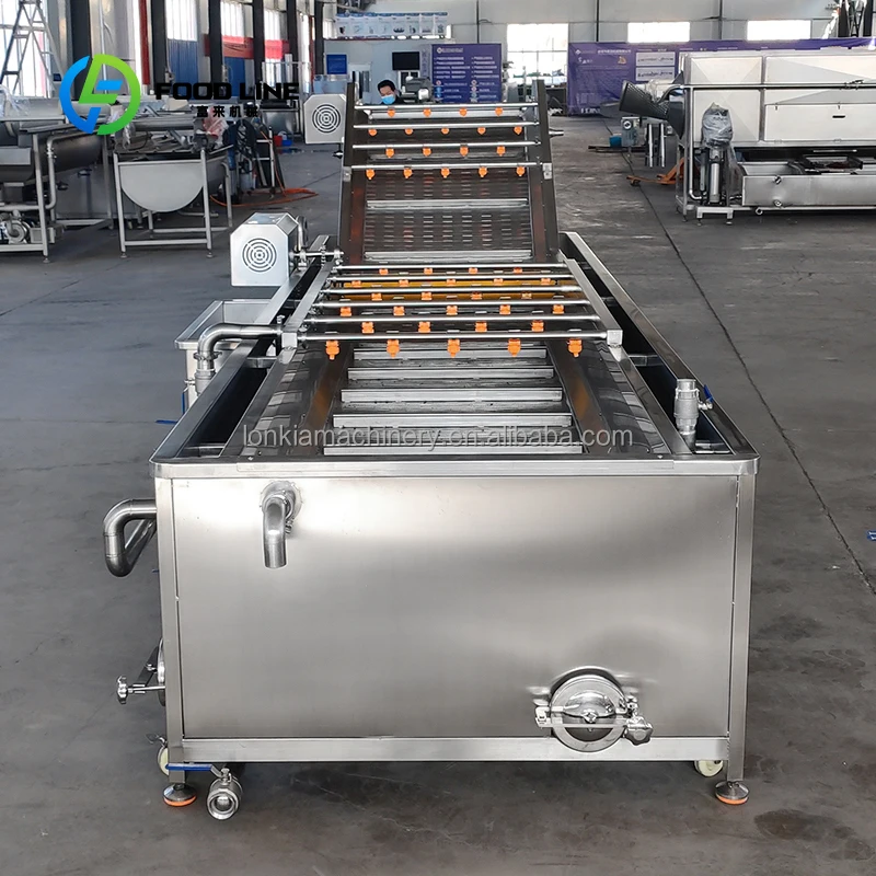 Customized size Industrial Foam Cleaning Machine Vegetable and Fruit Cleaning Foam Spray Cleaning Machine