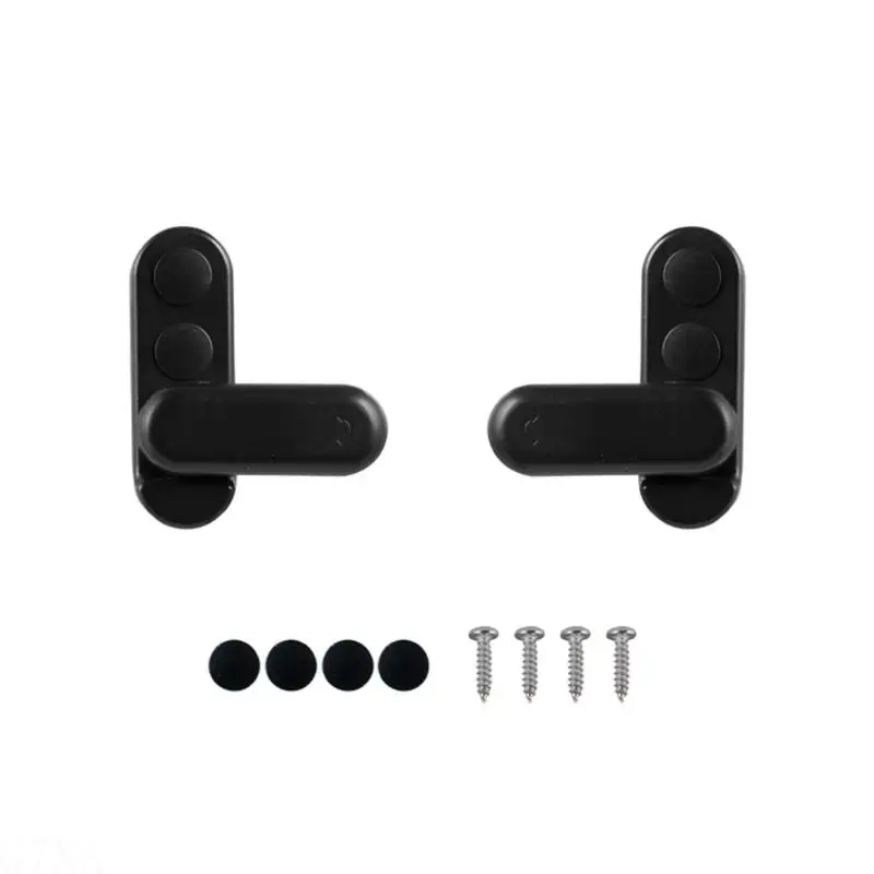 

G7NA 2Pcs Plastic Campers Mounting Clamps Featuring 180 Degree Design Flexible Table Board Buckle